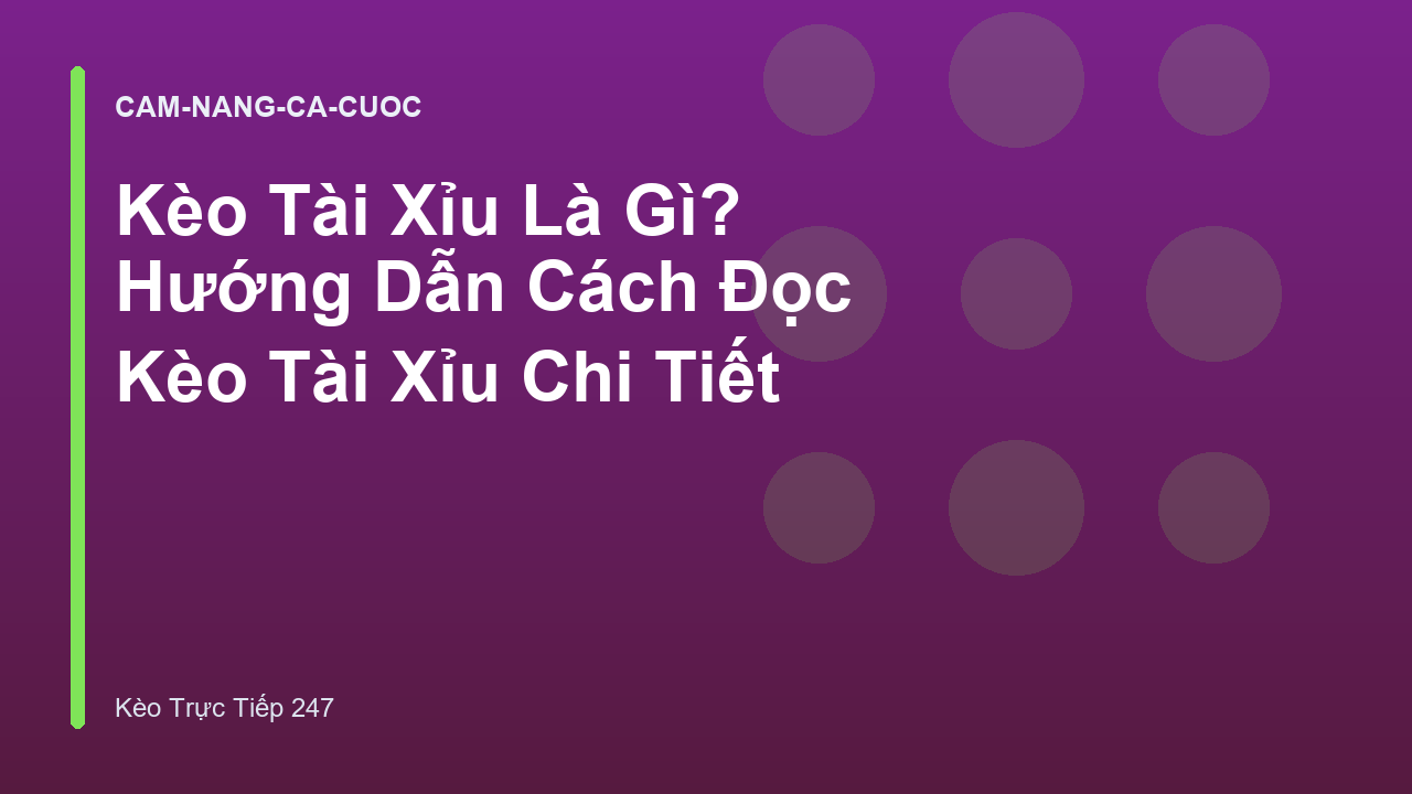 Read more about the article Kèo Tài Xỉu Là Gì? Hướng Dẫn Cách Đọc Kèo Tài Xỉu Chi Tiết